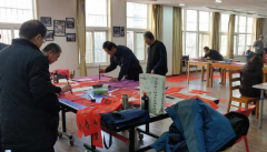 山東聊城市直書畫家協(xié)會到御