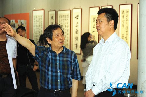 舒同、舒安書畫展在江西省文聯(lián)展覽中心隆重展出
