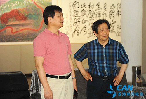 舒同、舒安書畫展在江西省文聯(lián)展覽中心隆重展出