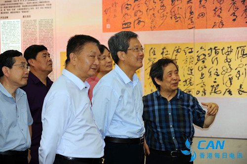 舒同、舒安書畫展在江西省文聯(lián)展覽中心隆重展出
