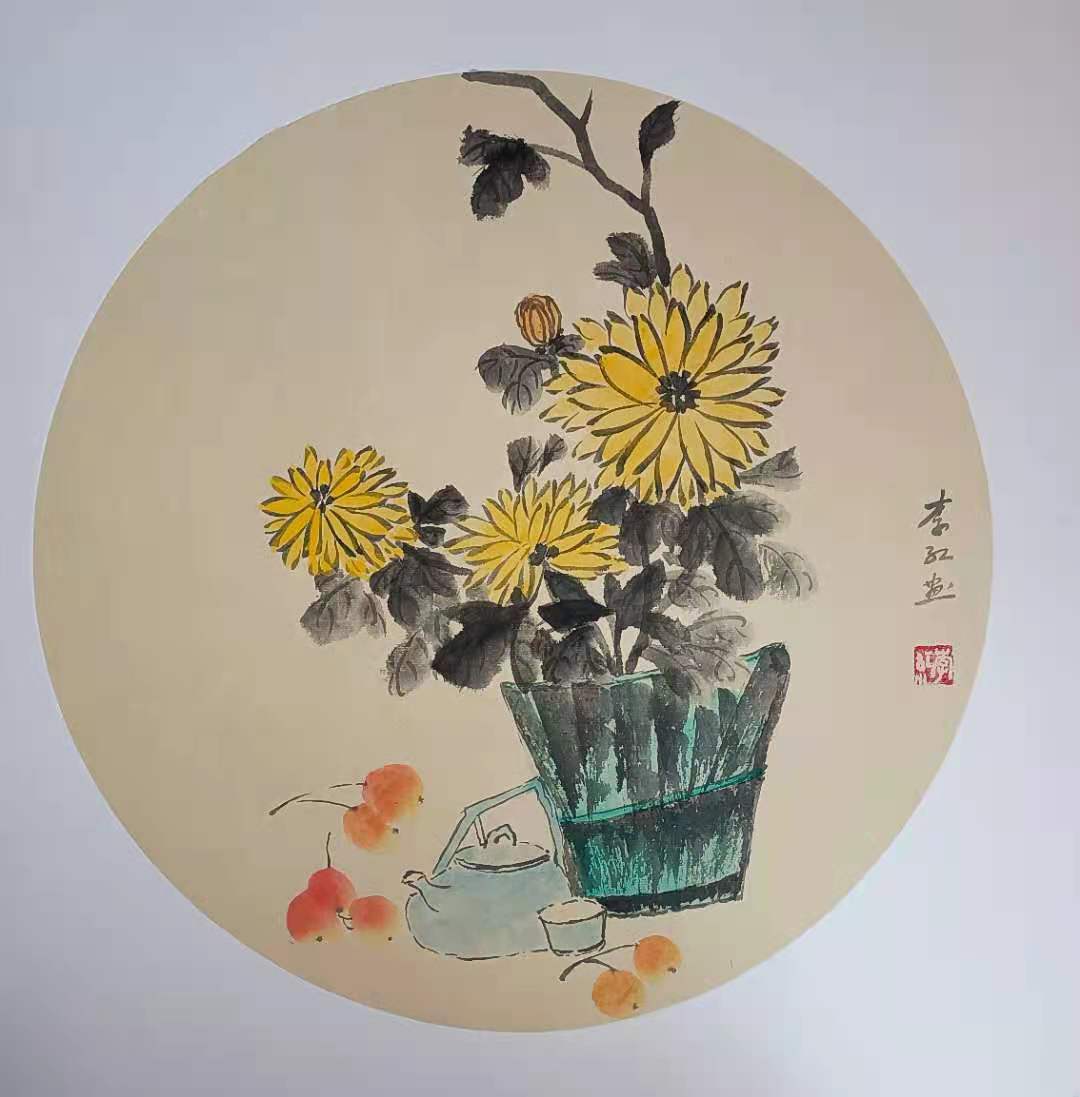 實力派畫家李紅書畫作品選登
