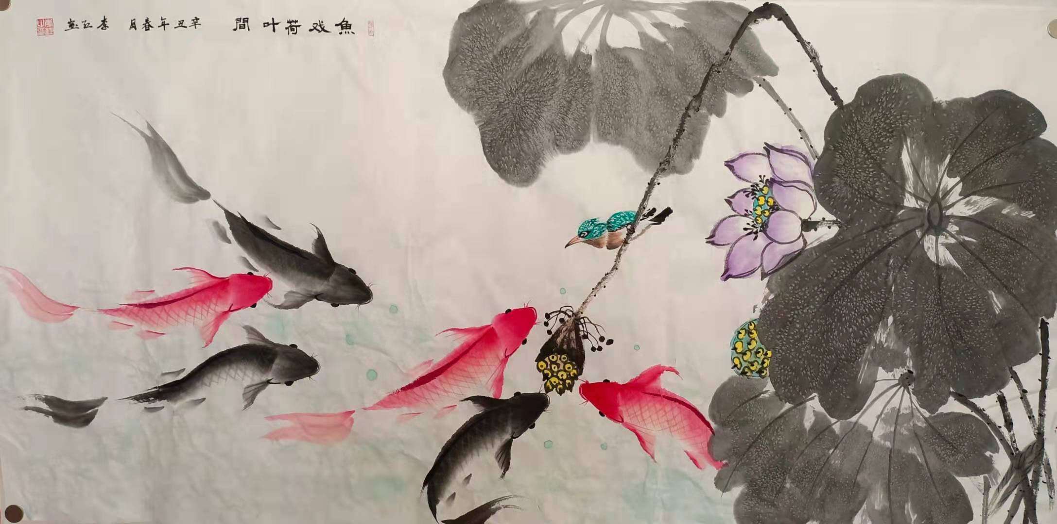 實力派畫家李紅書畫作品選登